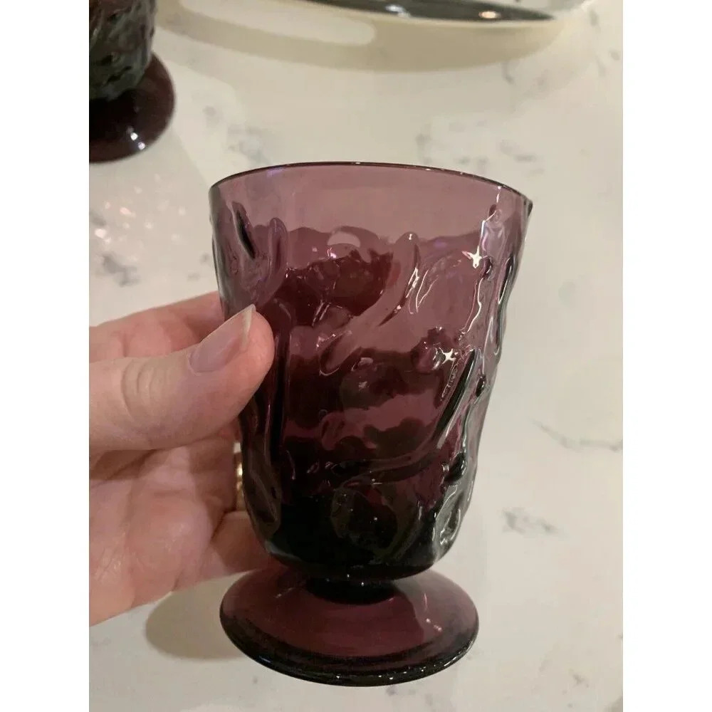 Vintage Bryce El Rancho Juice Glass Amethyst